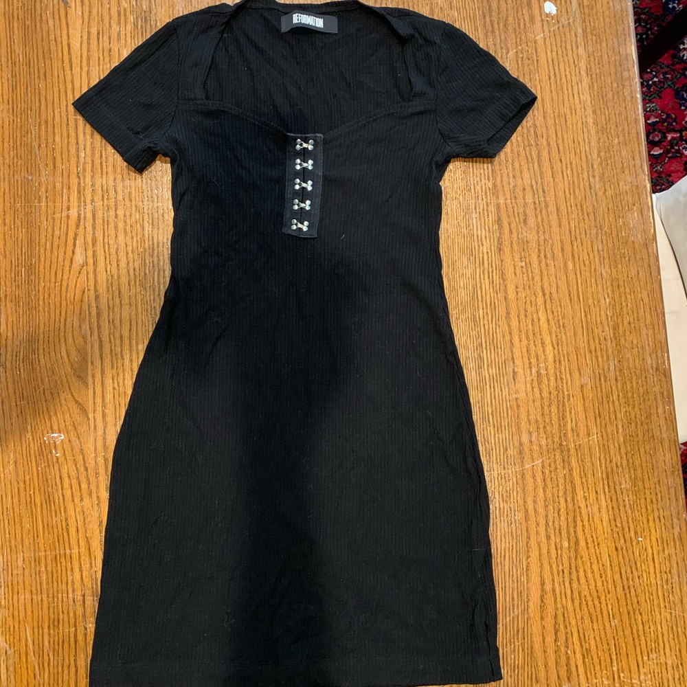 Black dress by Reformation